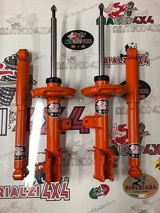 Kit completo ammortizzatori stelo +2 cm panda 4x4/cross da 2013