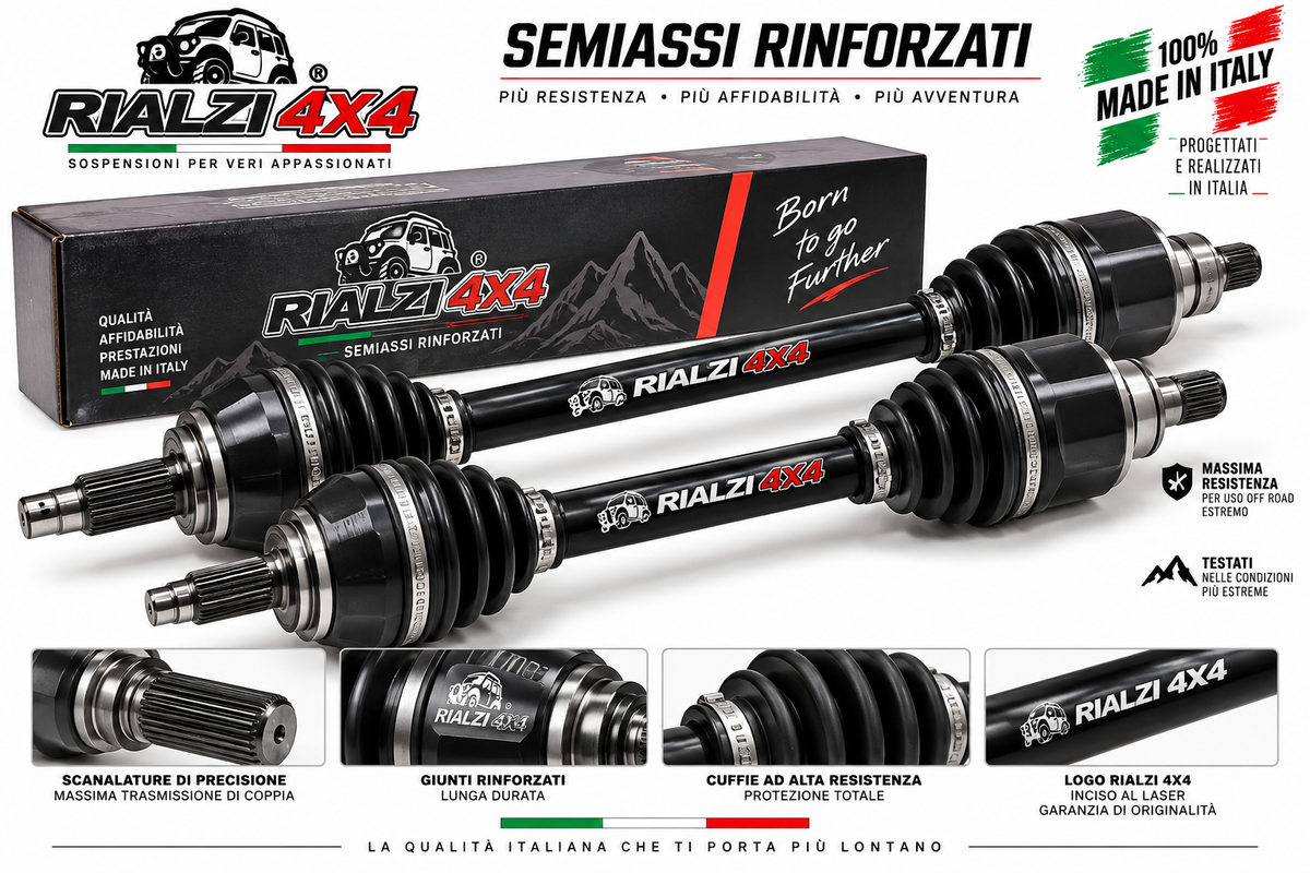 Kit semiassi off road per panda 4x4 169