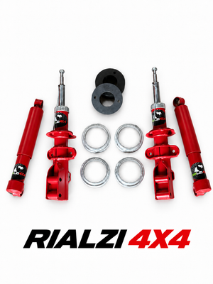 Complete 3 cm lift kit for 2wd first series Panda from 1980 to 2003 / FRONT SPACERS