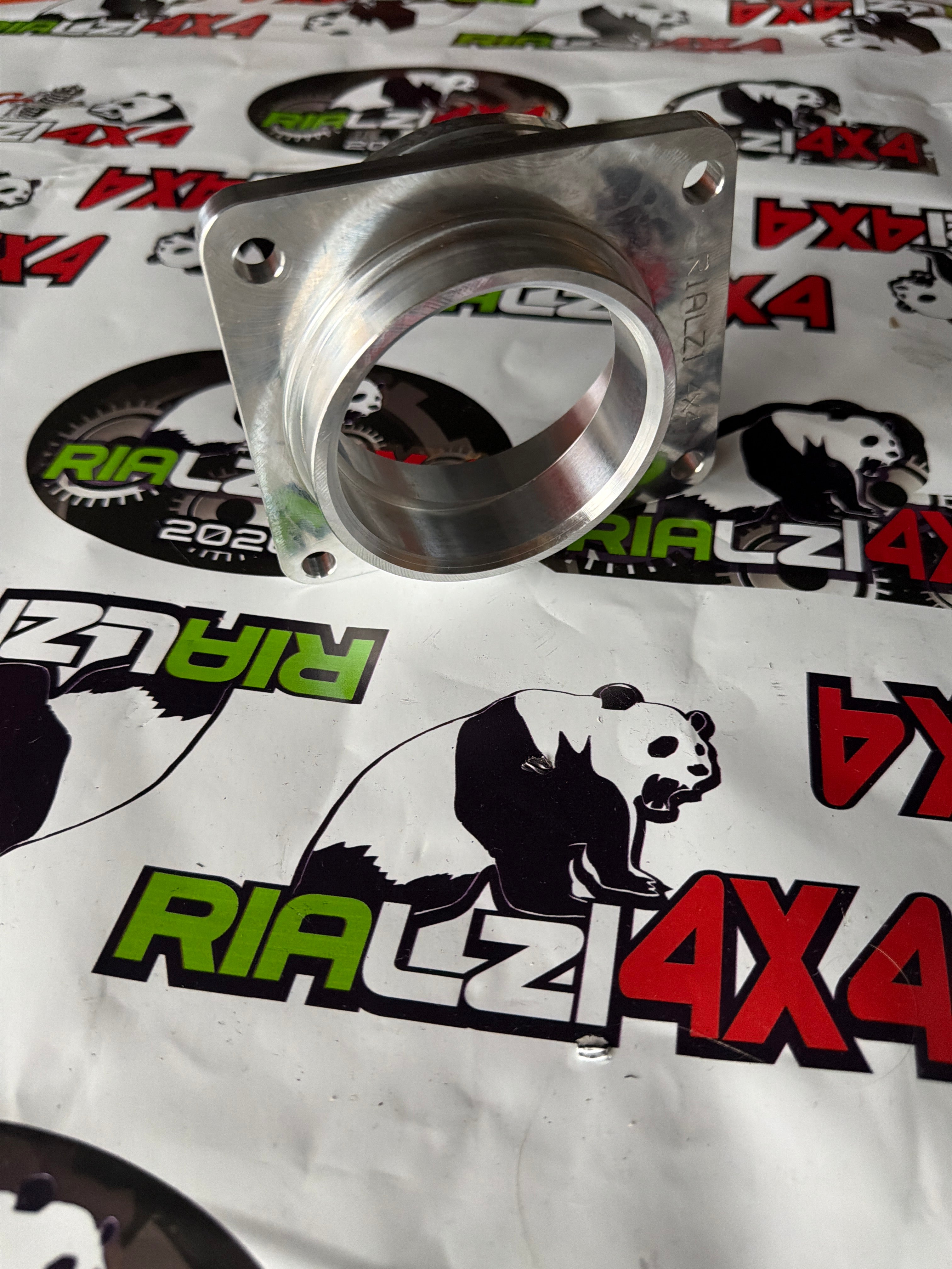 Flangia modificata lato sx per panda 4x4 prima serie da 1980 a 2003 / per kit riialzo