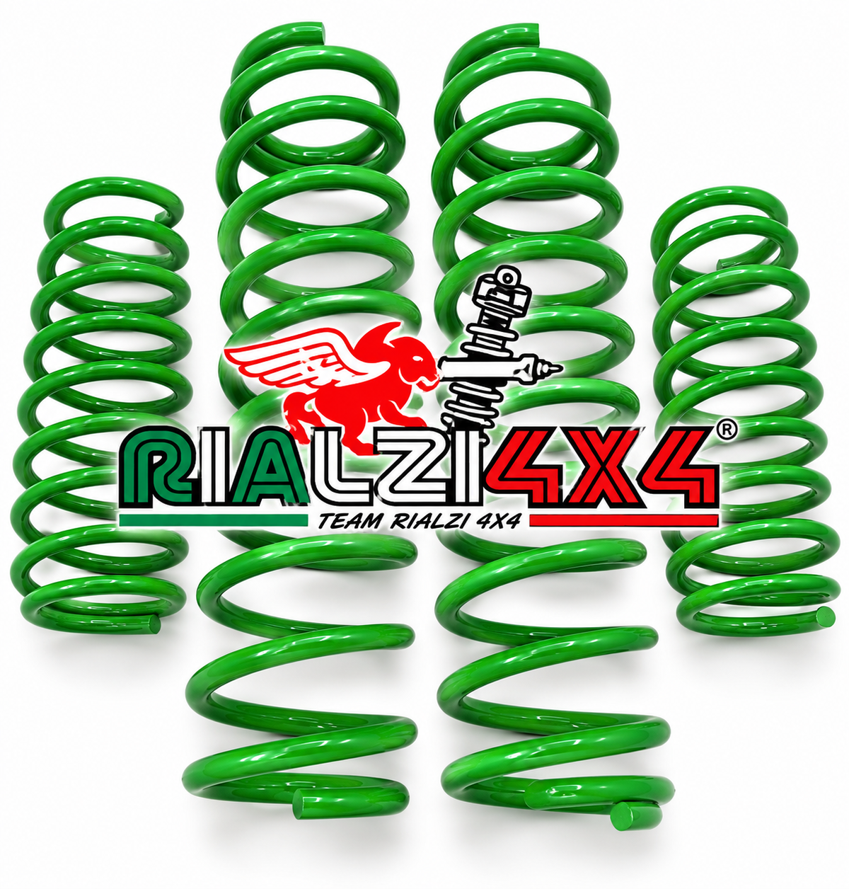Kit 4 muelles Panda 4x4 primera serie de 1980 a 2003 elevados 3 cm
