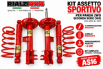 Kit completo de suspensión deportiva -2 cm Panda 2wd segunda serie de 2003 a 2013