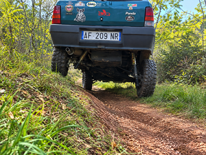 Complete 10 cm lift kit for Fiat Panda 2WD first series from 1980 to 2003