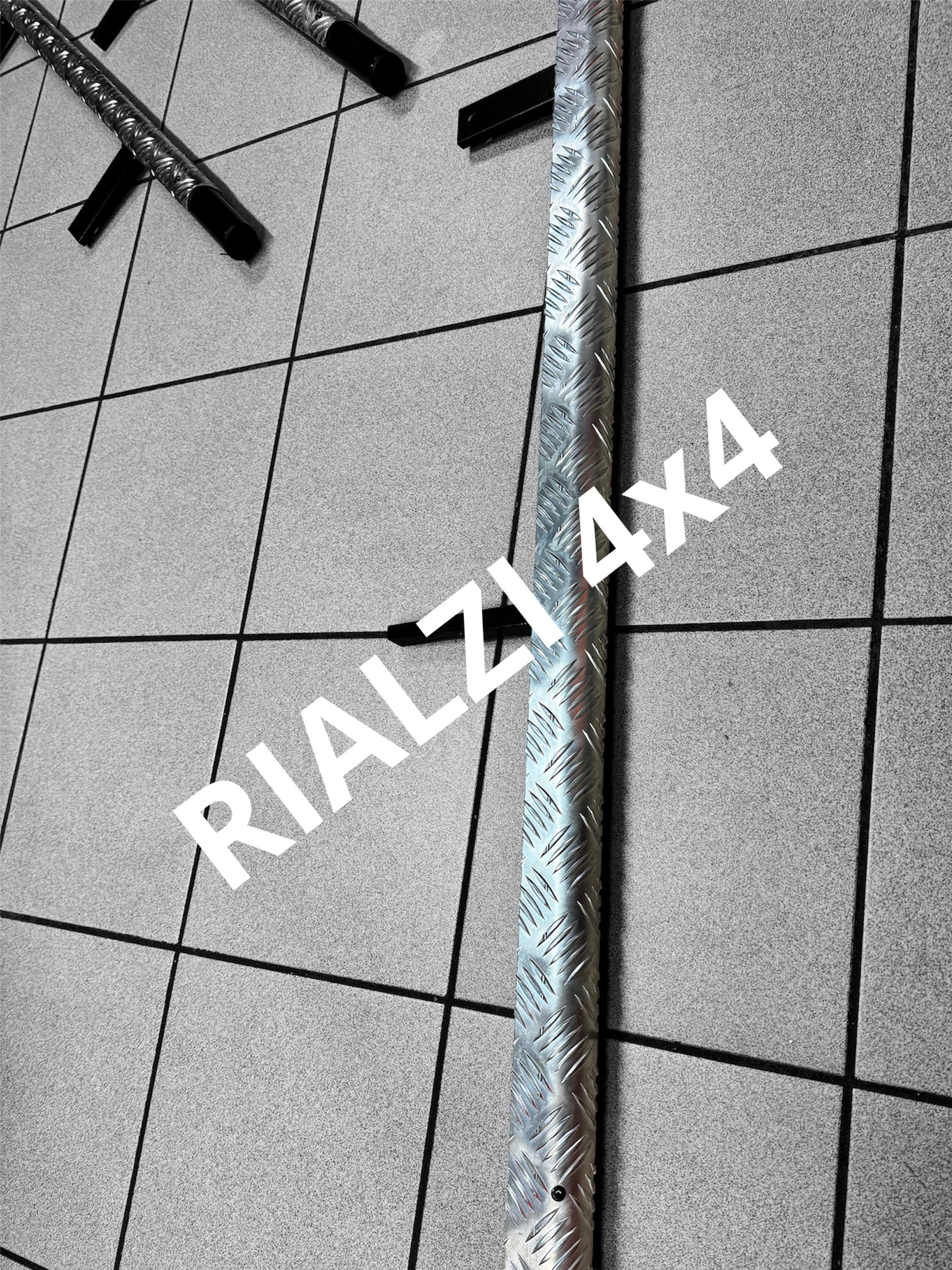 Protezione laterale rifinita in alluminio panda 4x4