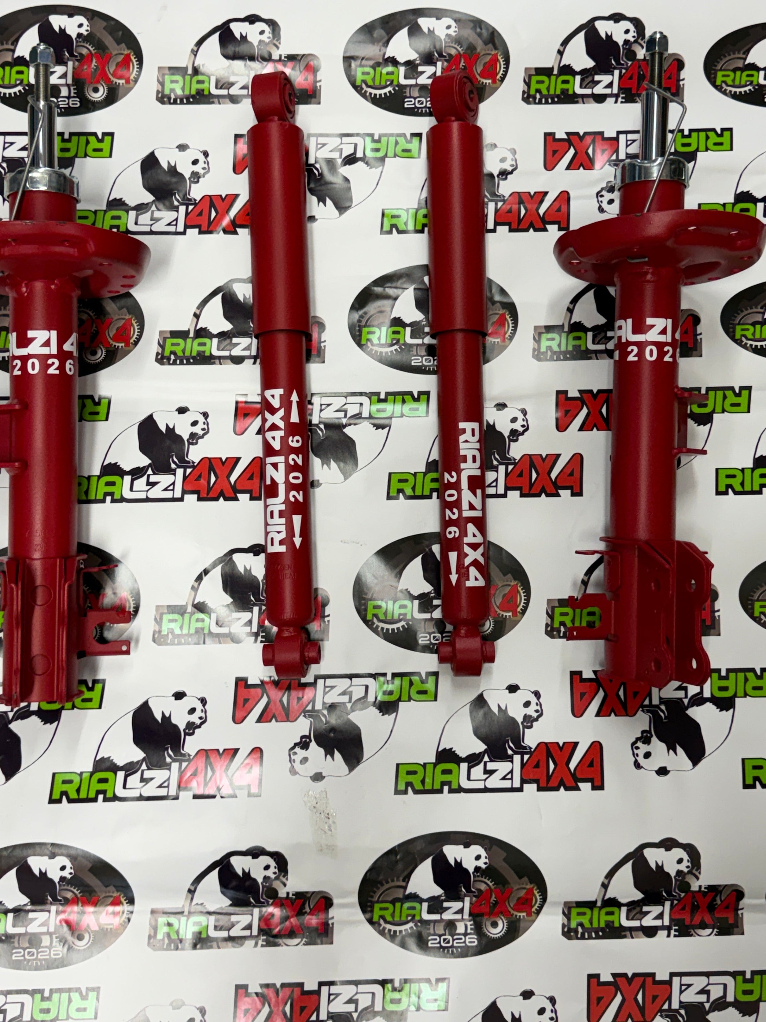 Kit completo R-6 ammortizzatori rialzati +2 cm specifico panda 4x4 312 ultima serie