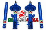 Kit completo ammortizzatori panda 4x4 / cross serie 169 da 2003 a 2013