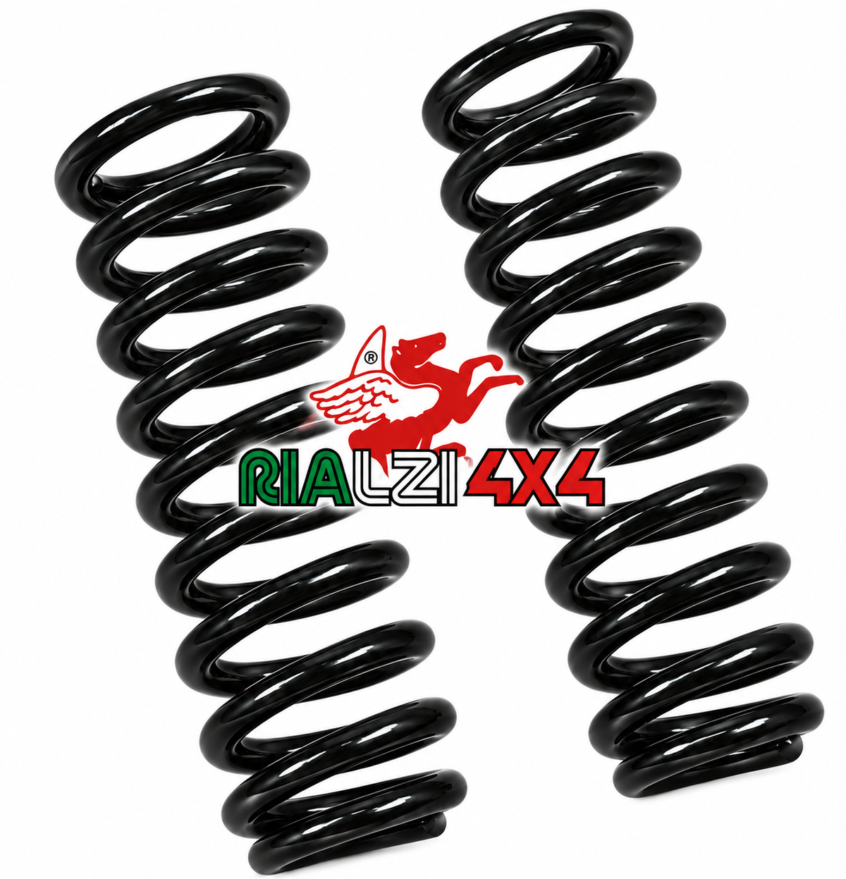 Kit de 4 muelles para Panda 2WD primera serie de 1980 a 2003, elevados 2 cm