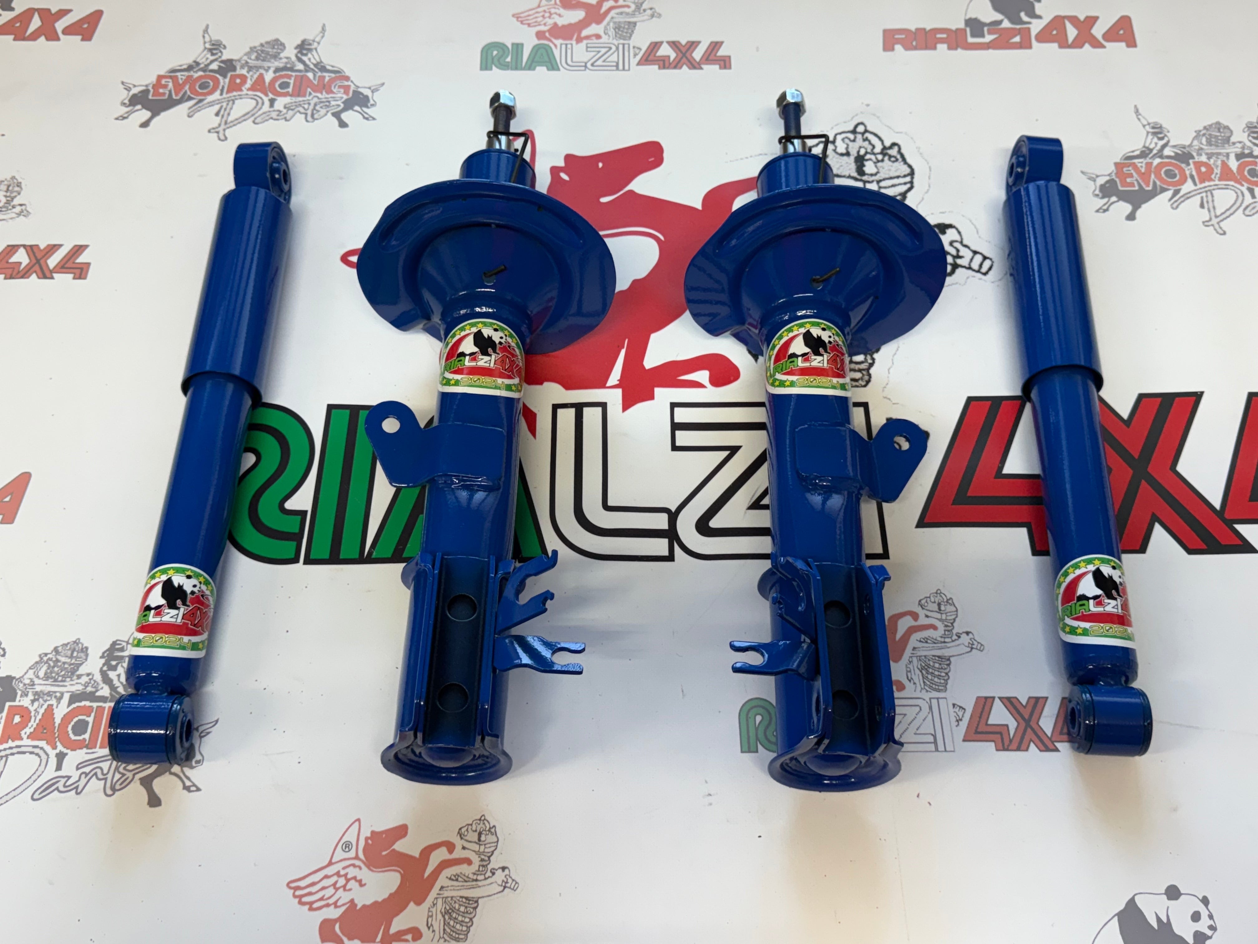 Kit completo da 4 cm panda 4x4/cross seconda serie da 2003 a 2013 / A MOLLA