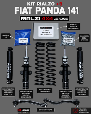 kit panda 4x4  prima serie 5 cm off-road New 26