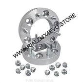 2 distanziali alluminio 20mm 5x110 mozzo 65,1 con bulloneria
