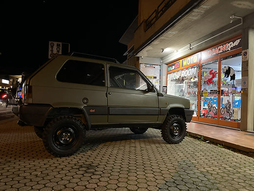 Complete 7 cm lift kit for Fiat Panda 2WD first series from 1980 to 2003