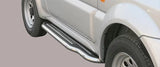 Estriberas de acero inoxidable Suzuki Jimny 06-12 Ø 50mm