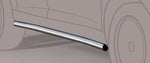 Protección bajos de puerta inoxidable Suzuki Jimny 98-05 Ø 63mm