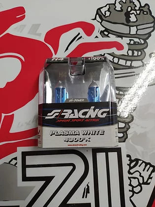 Kit de 2 bombillas Blue Ice Racing, casquillo H4