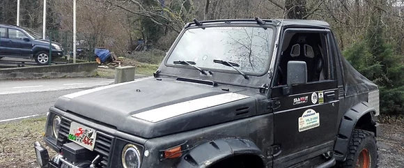 Par de amortiguadores elevados 3-4-5 cm JIMNY-SAMURAI SJ410-413 1981-1988