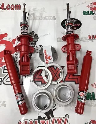 Kit completo 4 cm panda 2wd prima serie da 1980 a 2003 / DOPPIO SPESSORE