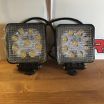 Faretti quadrati 9 led