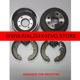 FRONT AND REAR BRAKE KIT FIAT PANDA 2wd AND 4X4 FROM 1986 WITH ADJUSTER