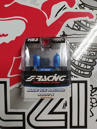 Kit de 2 bombillas Blue Ice Racing, casquillo HB3