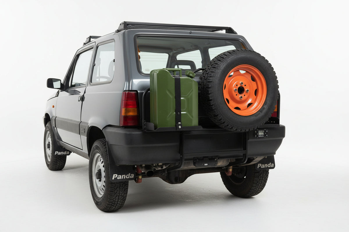 Cancelletto porta tanica e ruota di scorta panda 4x4 prima serie