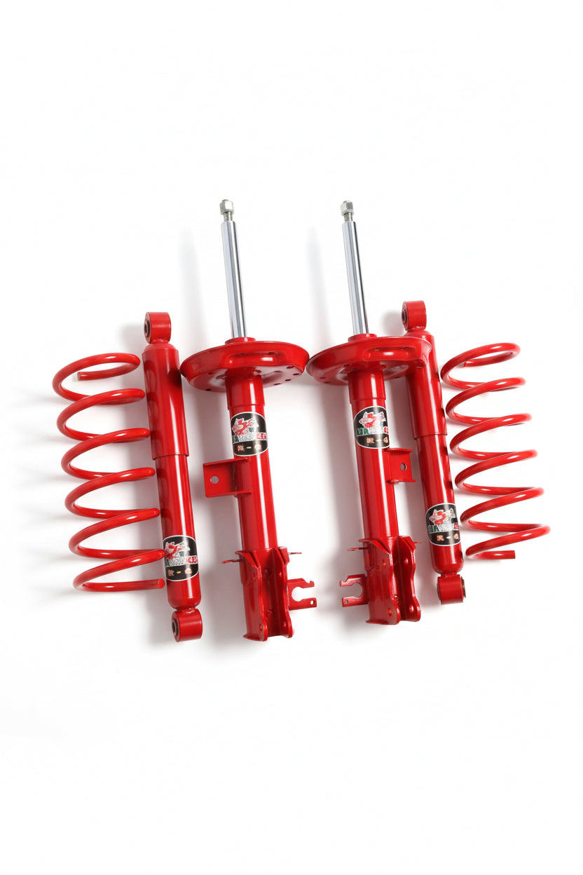 Kit completo R-6 ammortizzatori rialzati +2 cm