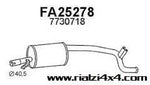 Marmitta fiat panda 141A 4x4 dal 1988 al 1993