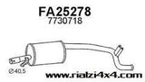Marmitta fiat panda 141A 4x4 dal 1988 al 1993