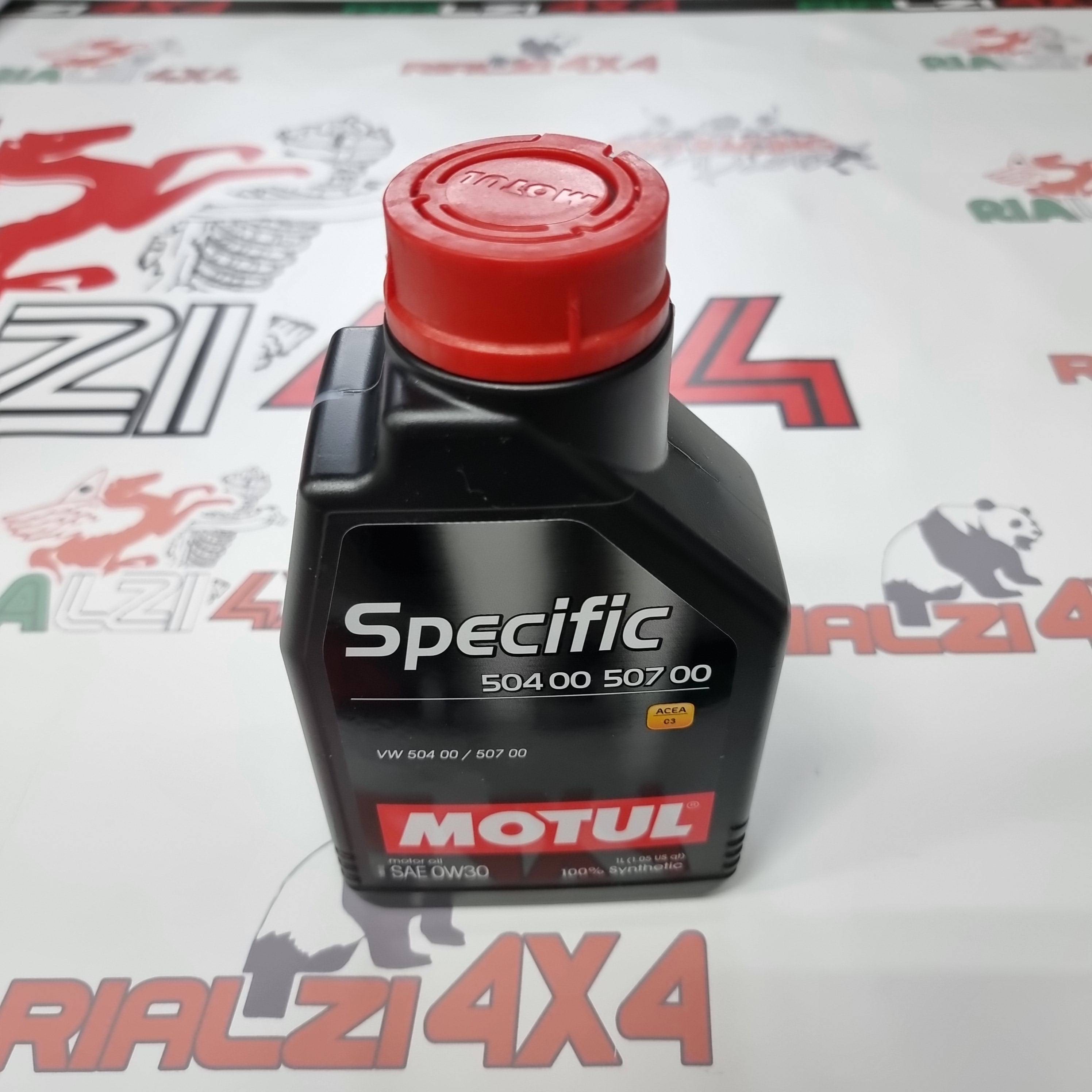 OLIO MOTORE MOTUL SPECIFIC 504 00 507 SAE 0W30 100% SYNTHETIC ACEA C3