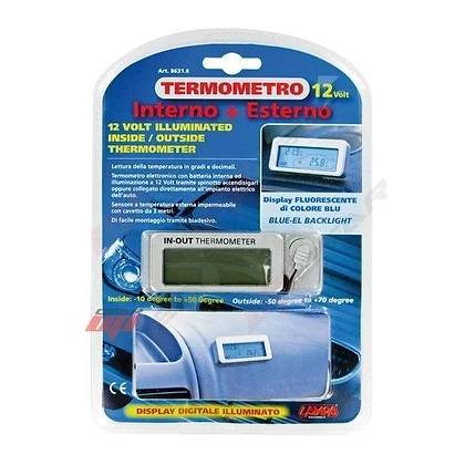 Termometro interno/esterno - 12/24V