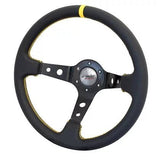 Volante universale a calice con cuciture gialle